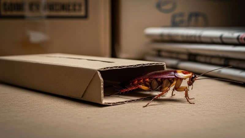barata escapa de armadilha — inteligência animal em ação