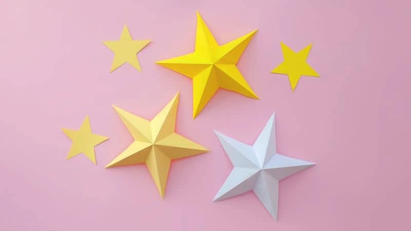 origami fácil para iniciantes – estrela de papel