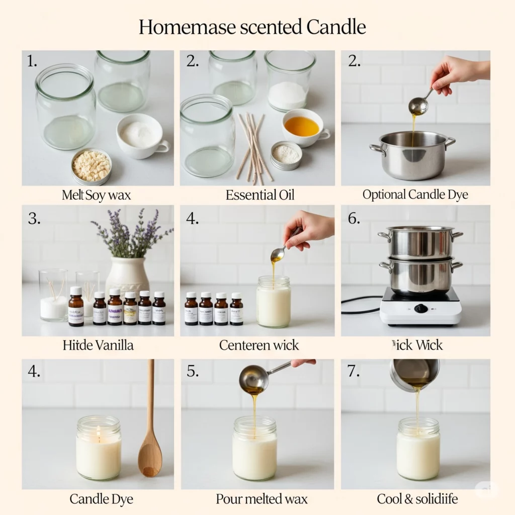 como fazer vela aromática caseira passo a passo