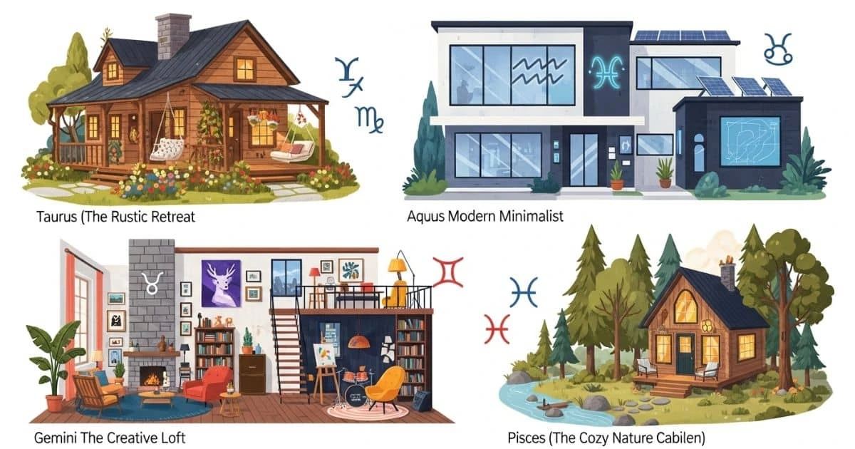 Casa Ideal para Cada Signo