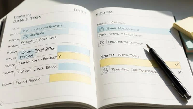 organização do tempo para renda extra em casa.